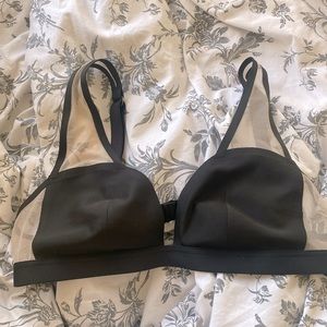 Victoria’s Secret black mesh nude bralette